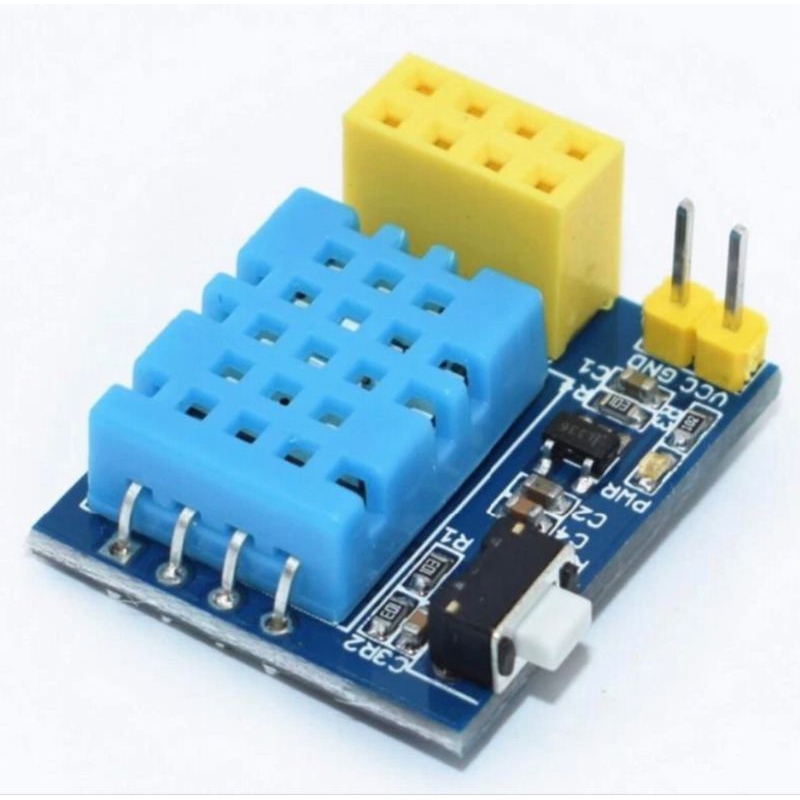 DHT11 Module for ESP8266-01/01S เซนเซอร์ความชื้นและอุณหภูมิ DHT11 สำหรับ ESP8266 รุ่น 01/01S