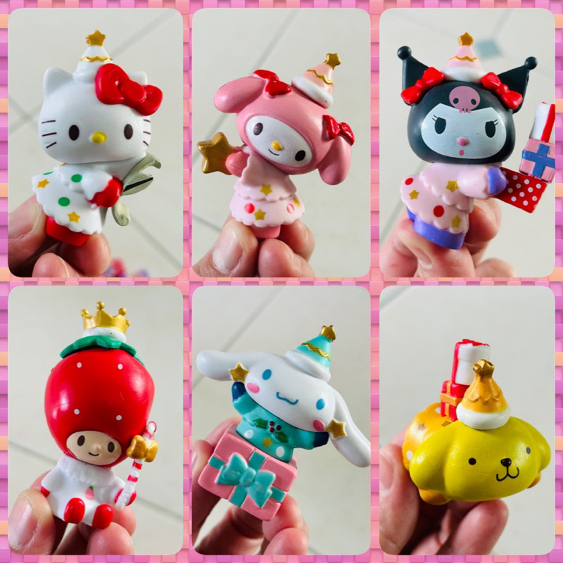 ของเล่น SANRIO โมเดล Kuromi Hello Kitty My Melody ขนาด 2-7 cm.