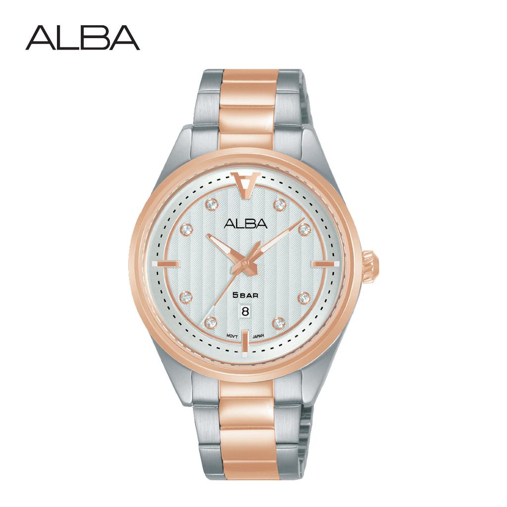 ALBA นาฬิกาข้อมือผู้หญิง Signa Quartz รุ่น AH7AX4X