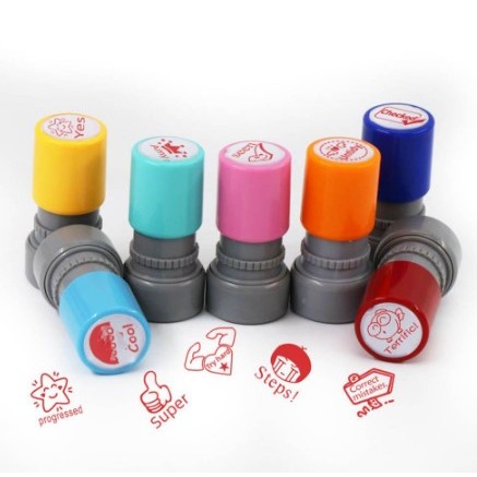 Stamp แสตมป์ตรายาง ตราประทับ ทำเครื่องหมาย สัญลักษณ์ ภาษาอังกฤษ สวยน่ารัก เติมเปลี่ยนสีได้ ส่งไวจากไทย