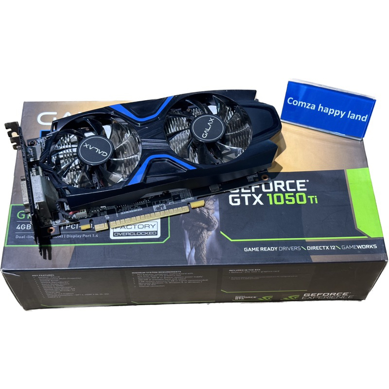 GTX1050ti 4gb มีหลายแบบให้เลือก การ์ดจอมือสอง มีประกันร้าน