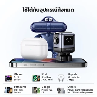 UGREEN รุ่น CD361 RoboGaN 65W Charger หัวชาร์จหุ่นยนต์ หน้าจอ LCD 3 Ports USB-Cx2/Ax1 หัวชาร์จ Robot