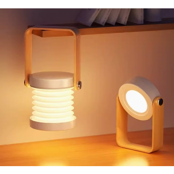 โคมไฟตั้งโต๊ะ สไตล์มินิมอล พับได้ สำหรับพกพา LED Table Lamp