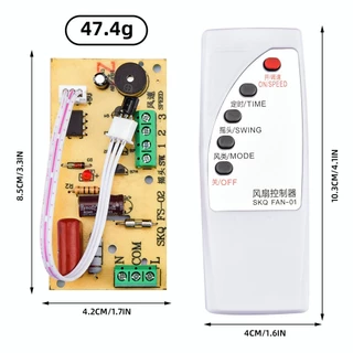 Pcbfun บอร์ดแผงวงจร รีโมตคอนโทรล อินฟราเรด พัดลมสากล