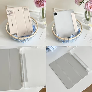 💫พร้อมส่ง💫เคสไอแพด Gen9 10.2 Air5 เคสiPad โน๊ตบุ๊คมูจิ Gen8 MINI7 Air4 มีที่เก็บปากกา Air6/7 Gen11