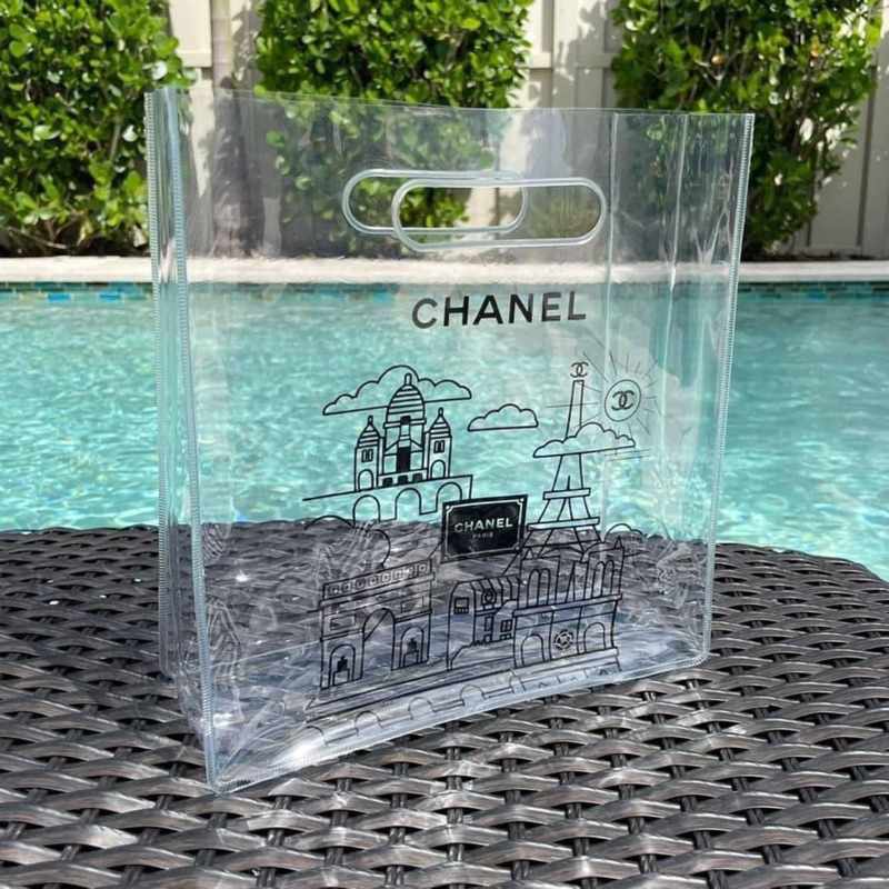 Chanel Beauty VIP Gift Transparent PVC Bag แท้