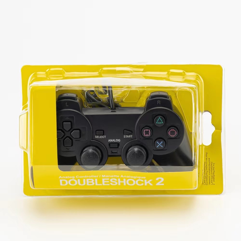 [ส่งไทย] จอยสติ๊ก PS2 จอยสติ๊กควบคุมเกม PlayStation 2 จอยสติ๊กเกมเหมาะสำหรับคอนโทรลเลอร์เกม PlayStation 2