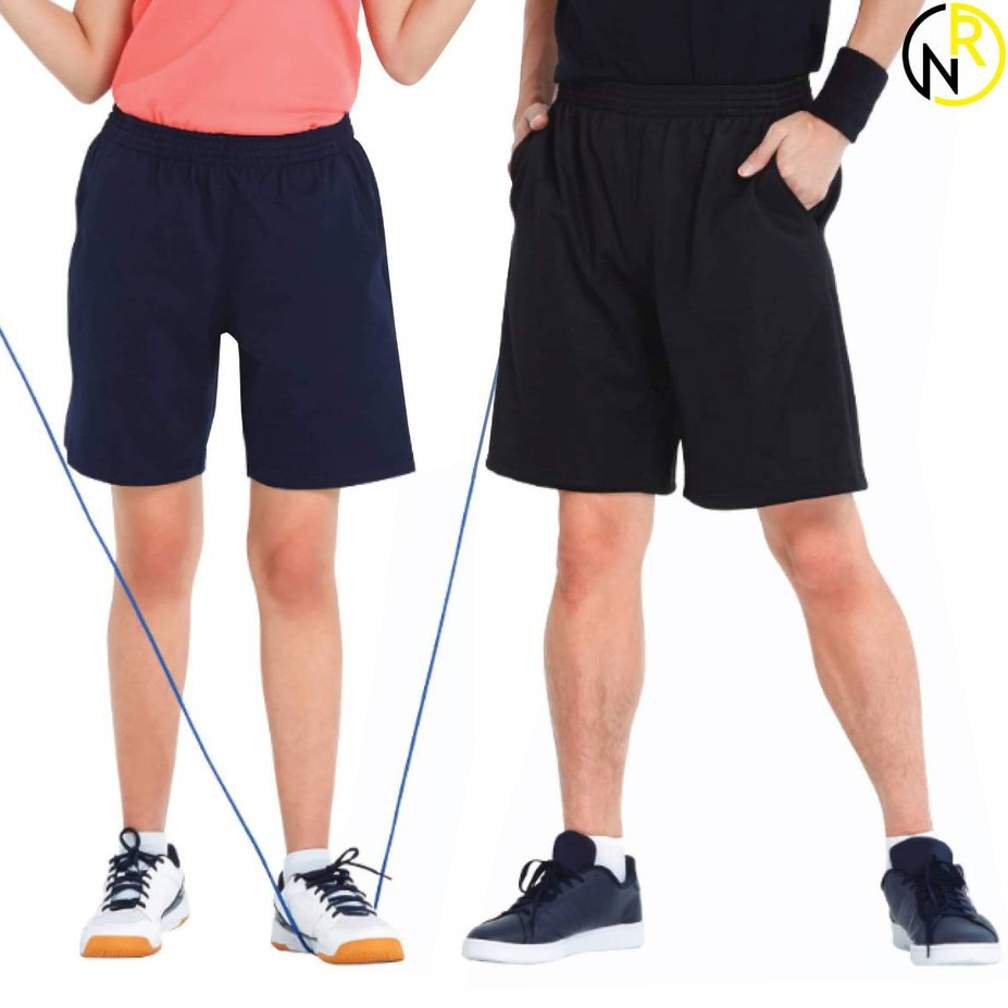 ***คุณภาพเกินราคา*** กางเกงกีฬา ผ้าไม่บาง มีซิปมีกระเป๋า ตรงเอวมีเชือกผูก กางเกงวอร์มขาสั้นFH/ P501