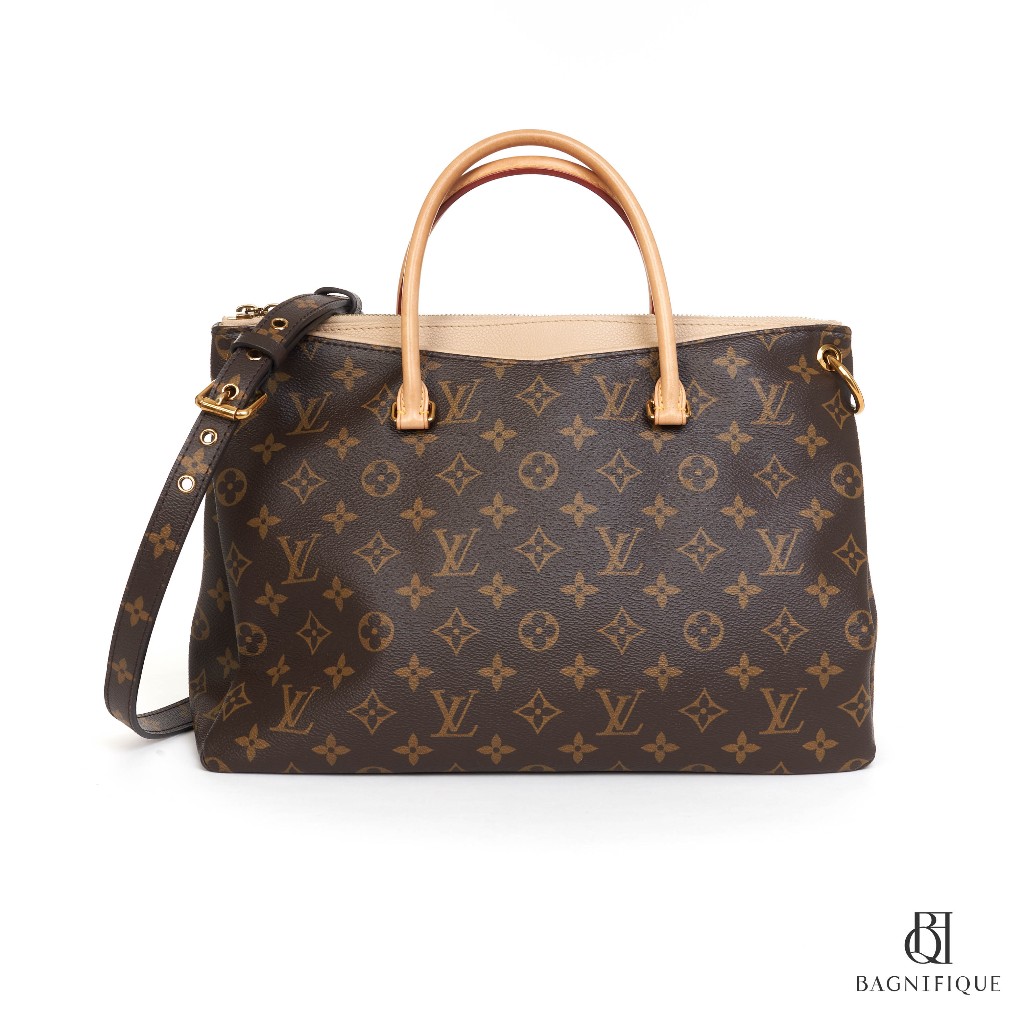 LV PALLAS BROWN MONOGRAM MONOGRAM CANVAS GHW