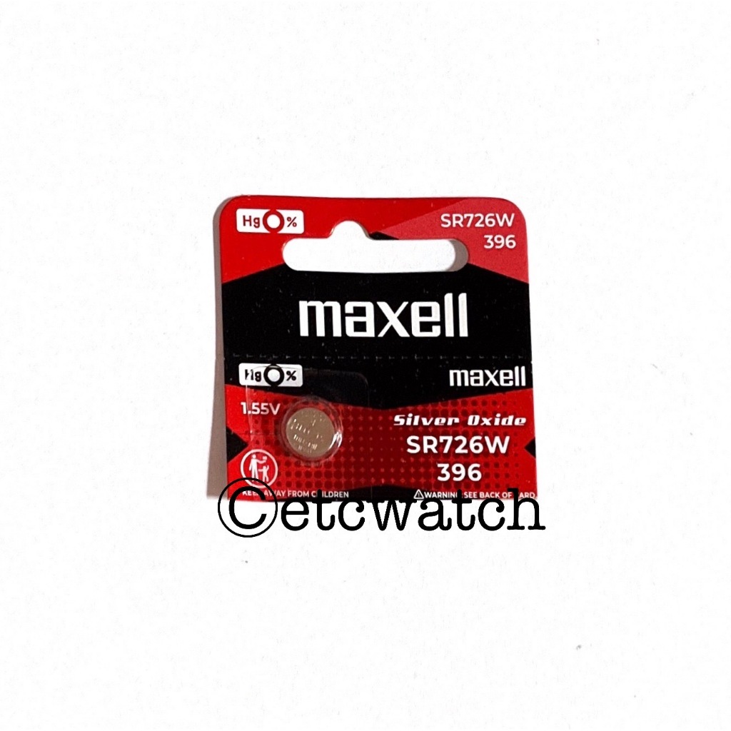 พร้อมส่ง> ถ่านกระดุม Maxell SR726W / 396 1 ก้อน  สำหรับ BA-110 BA-111 BA-112 BA-120