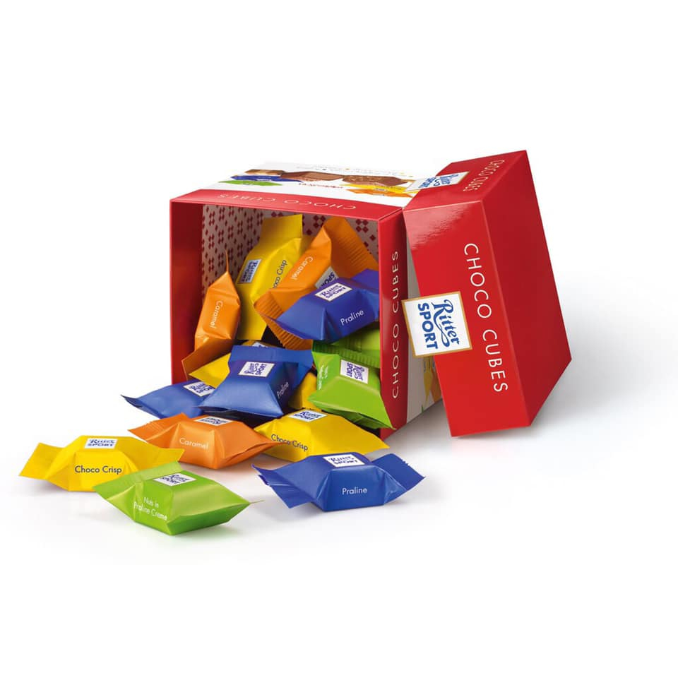 RITTER SPORT CUBE 176g 22 ชิ้น EXP 08/06/2025