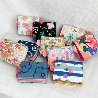 *อ่านก่อนตัดสินใจซื้อ*amuse.stuff-chopy wallet กระเป๋าตังค์ใบเล็กพิมพ์ลาย
