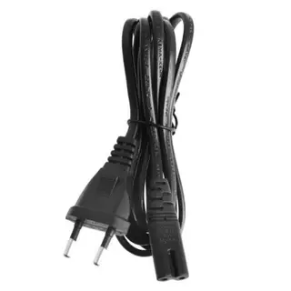 0001161 สายไฟ AC แบบ 2 รู ยาว 1.5M ปลั๊กเสียบแบบ 2 ขาสำหรับเชื่อมต่อ adapter