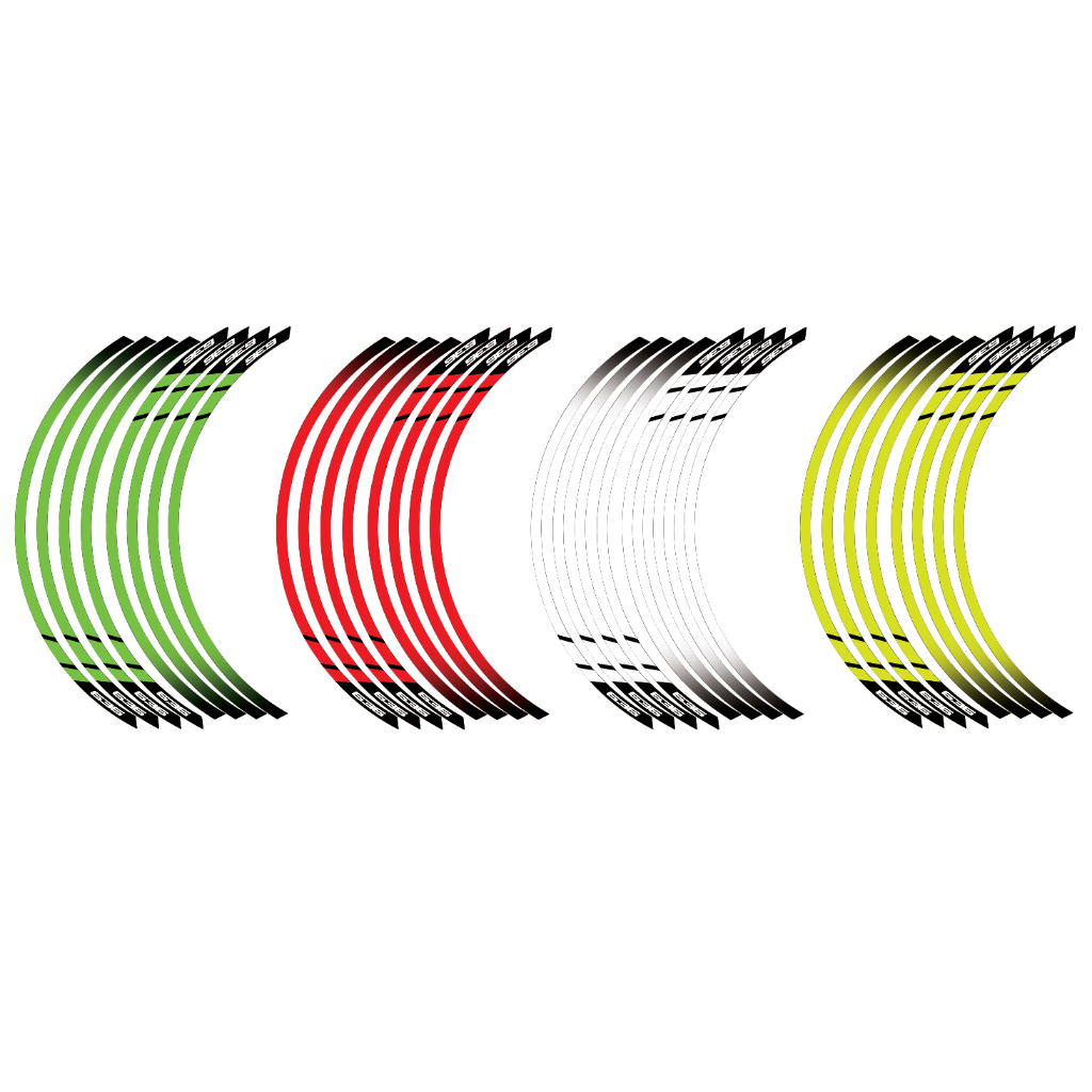 VR Wrap สติ๊กเกอร์ Kawasaki ZX6r สติ๊กเกอร์ขอบล้อ