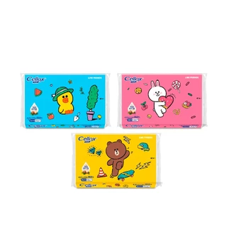 [3 แพ็ก]เซลล็อกซ์ไลน์เฟรนด์ มินิแพ็ค 50 แผ่น แพ็ก 3 Cellox Line Fr Mini Pack 50'S P.3 กระดาษเช็ดหน้า Facial Tissue