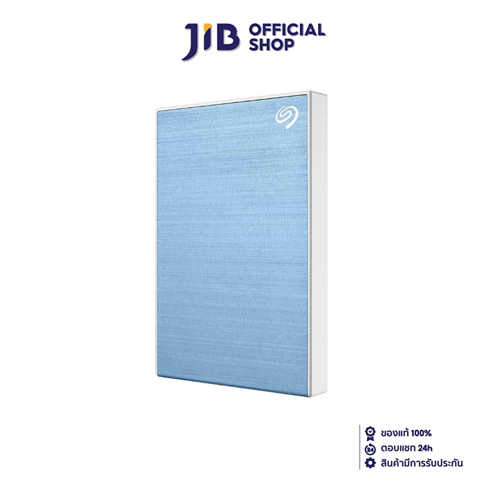 1 TB PORTABLE HDD (ฮาร์ดดิสก์พกพา) SEAGATE ONE TOUCH WITH PASSWORD (LIGHT BLUE) (STKY1000402)