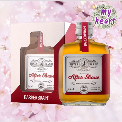 BARBER BRAIN Silver Blade After Shave 85 ml ผลิตภัณฑ์บำรุงผิวหน้าหลังการโกนหนวด