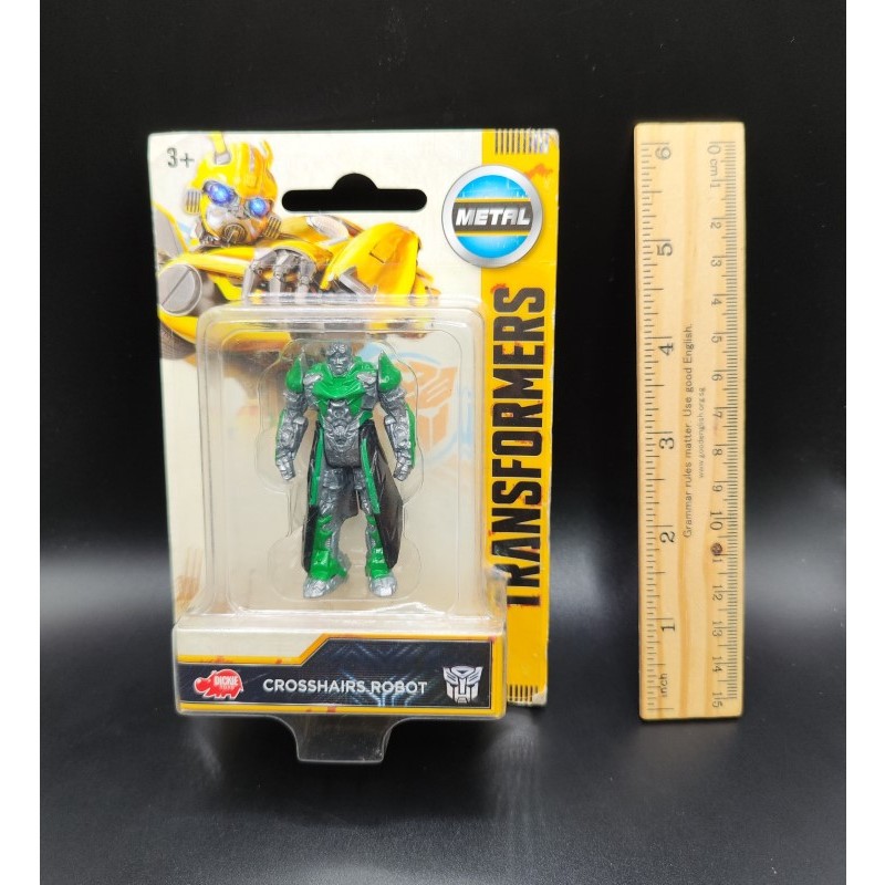 TRANSFORMERS ACTION FIGURE 2.5" METAL CROSSHAIRS ROBOT Hasbro Dickie Toys