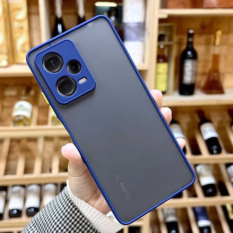 เคสขอบสีผิวด้าน Redmi Note12 5G/Redmi A1 ครงรุ่น Xiaomi Redmi 10 10A 10C A2Plus Redmi9 9A 9C เคสนิ่มหลังด้าน ปี2022 025