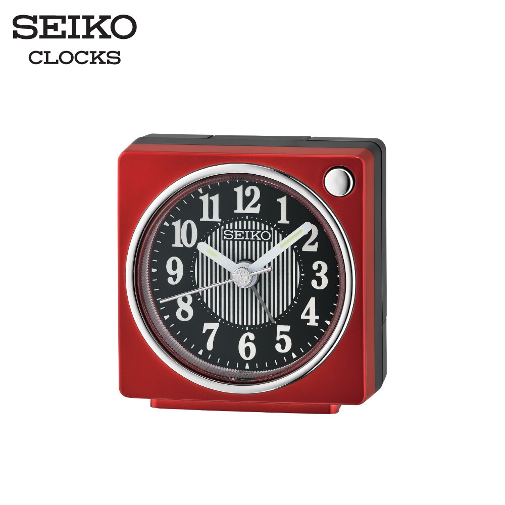 SEIKO CLOCKS นาฬิกาปลุก รุ่น  QHE197R ขนาด 2.5 นิ้ว