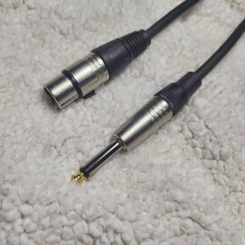 สายสัญญาณเสียงแจ็คไมค์ สายP.Phone+J.XLR สายต่อ มิกเซอร์ ครอส อีคิว ฯลฯสายwireman ยาว1-15ม.