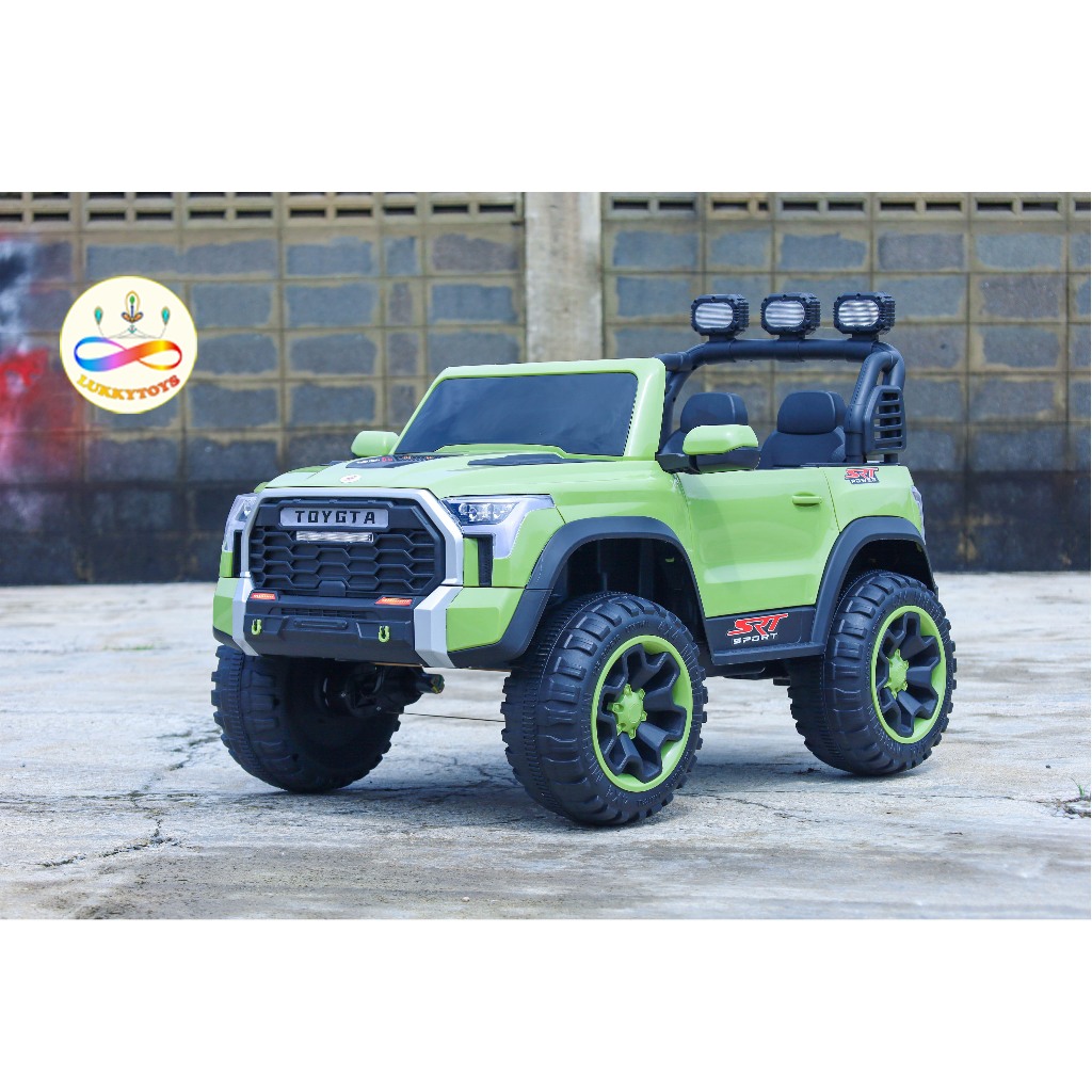 Luckkytoys รถแบตเตอรี่เด็ก รถแบตเตอรี่เด็กเล่น ทรงรถจิ๊บเท่สุดๆ รุ่น 9910