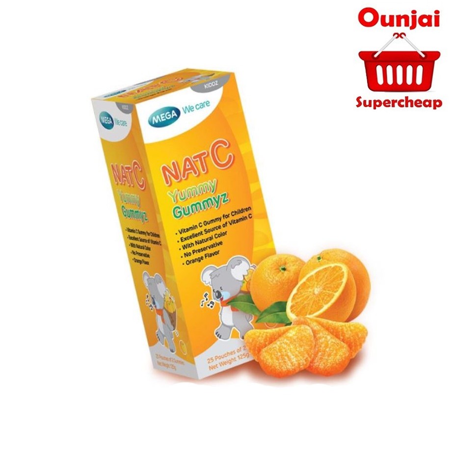 เมก้า แนท-ซี ยัมมีกัมมีซ Mega Nat C yummy gummy [781095]