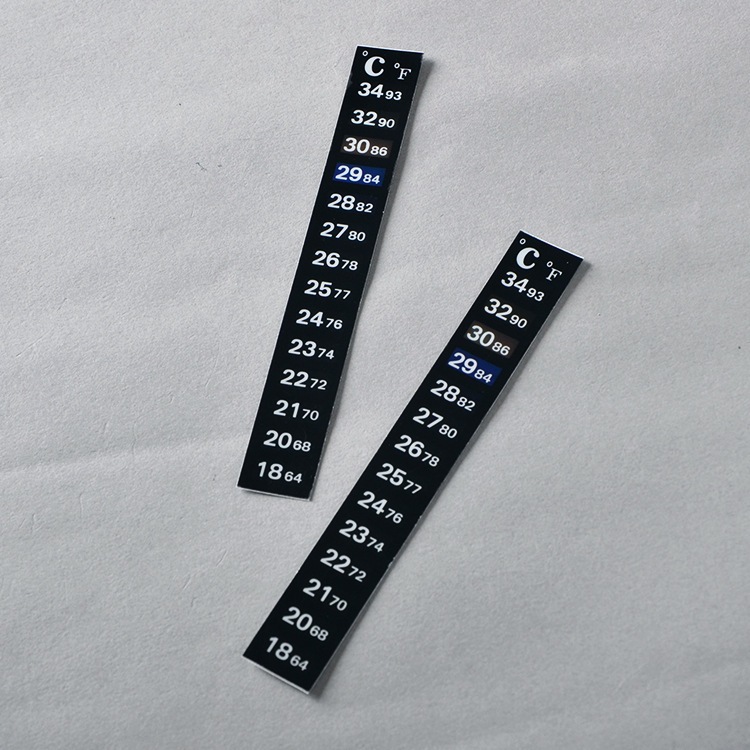 สติกเกอร์ เทอร์โมมิเตอร์ ติดตู้ปลา ถังหมัก แผ่นแปะวัดอุณหภูมิ (Sticker Thermometer) สินค้าพร้อมส่งในไทย