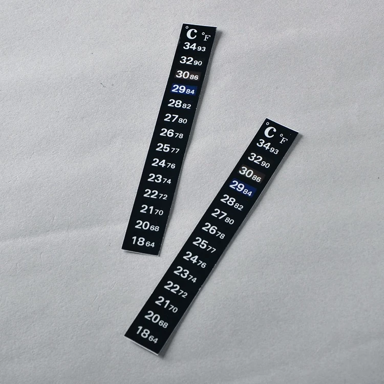 สติกเกอร์ เทอร์โมมิเตอร์ ติดตู้ปลา ถังหมัก แผ่นแปะวัดอุณหภูมิ (Sticker Thermometer) สินค้าพร้อมส่งในไทย