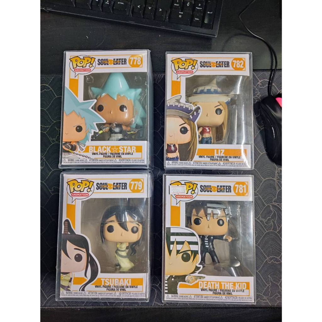 Funko Pop แท้ 100% !!! Soul eater : Black star , taubaki , liz , death the kid