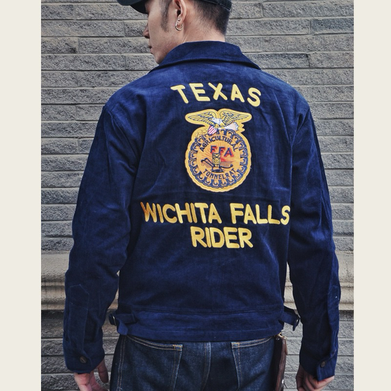 FFA CONDURY JACKET REPRO เสื้อแจ็คเก็ต ผ้าลูกฟูก ปักหลัง TEXAS