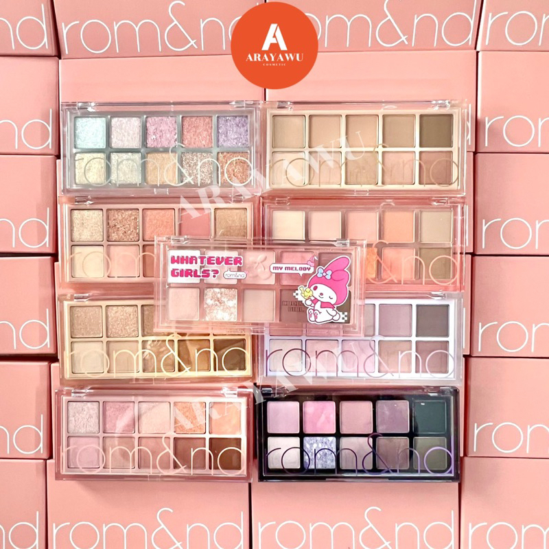 ( แท้/พร้อมส่ง) Rom nd Better Than Palette อายแชโดว พาเลท