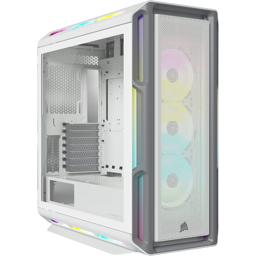 CORSAIR iCUE 5000T RGB White Caes