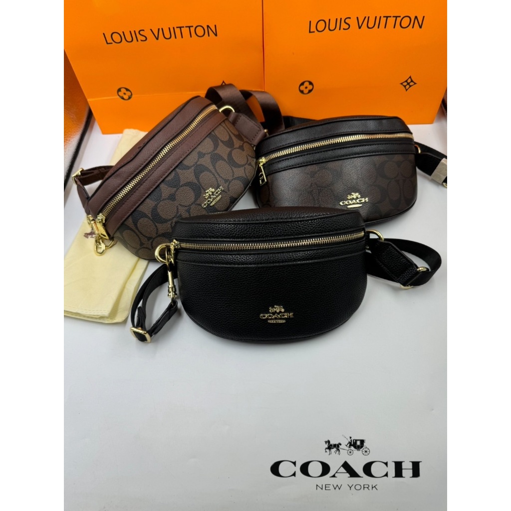 กระเป๋าผู้ชายcoach กระเป๋าสะพายข้าง8นิ้ว