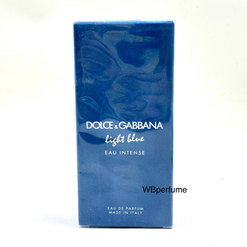 น้ำหอมแท้100% DOLCE&GABBANA น้ำหอมสำหรับผู้หญิง Light Blue Eau Intense EDP ขนาด 100 มล.