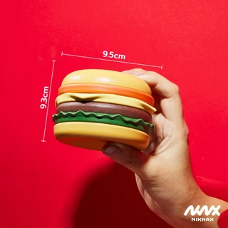 Niknax | The Burger Coaster ชุดรองแก้วเบอร์เกอร์ เซ็ท 6 ชิ้น ที่รองแก้วน้ำ
