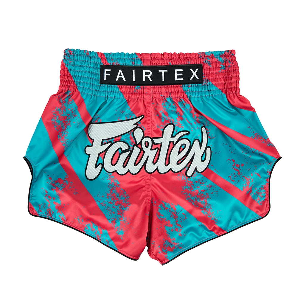 กางเกงมวยรุ่น BS1929 Fairtex Muay Thai Shorts - Pink/Blue