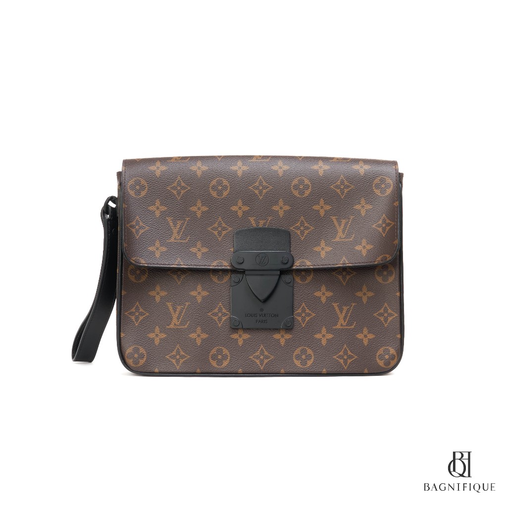 LV POCHETTE S LOCK 27 BROWN MONOGRAM CANVAS BHW