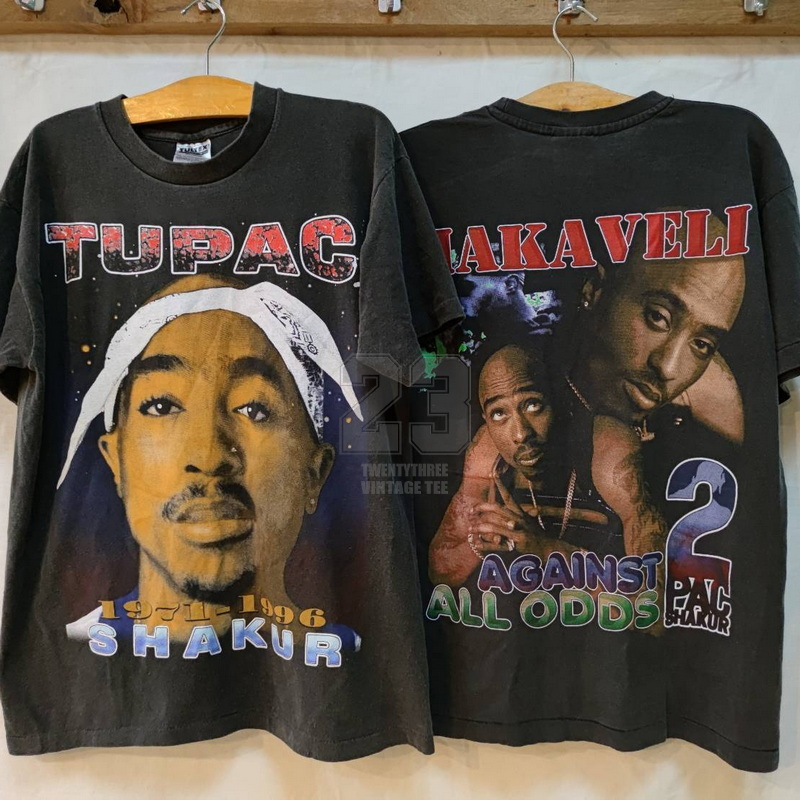 [ 2PAC ] BIO Washed ฟอกไบโอ นุ่มมาก 23 vintage shirt