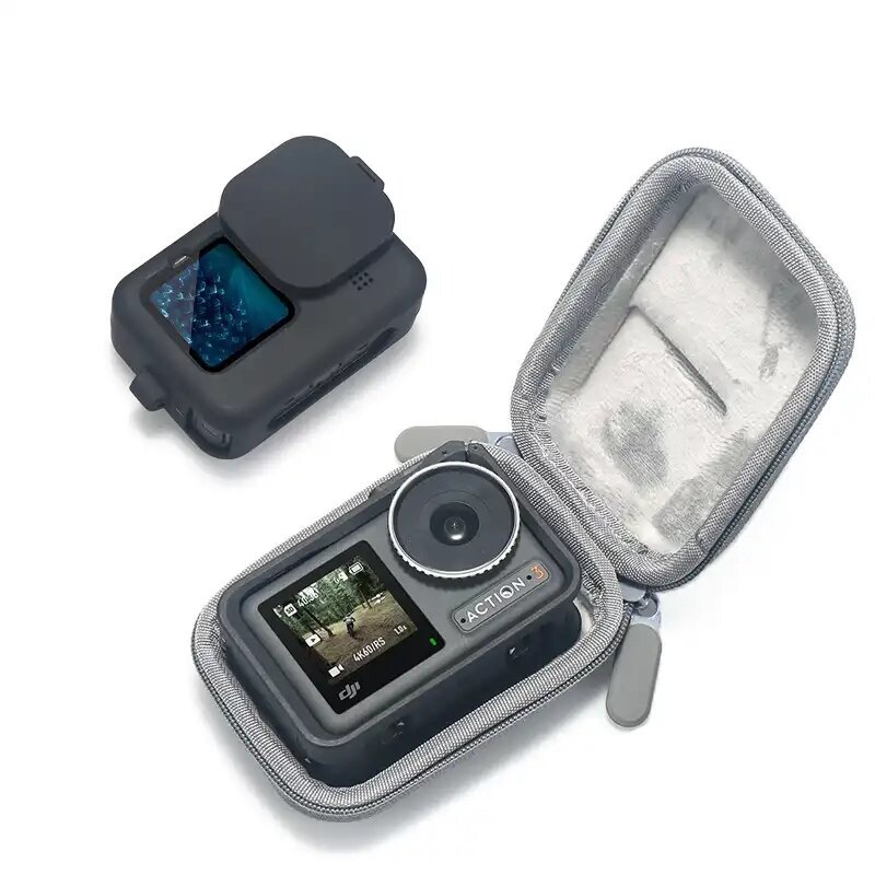 DJI OMSO Action 6/5/4/3 Sports Mini Protective Storage Bag GoPro 13/12/11/10/9 Storage Bag Camera - รูปที่ 7