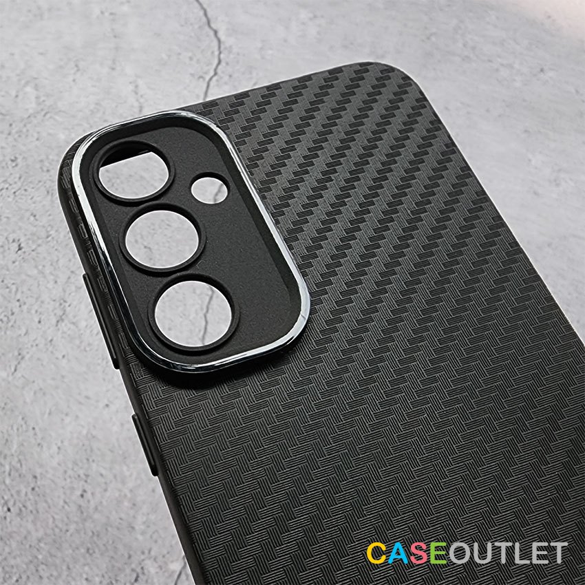 เคส Samsung Galaxy A57 A55 A54 A35 A36 A05 A05s A13 A25 A15 4g 5g 2023 ใหม่ ลายคาร์บอน เคฟล่า ดำด้าน บาง เบา คลุมกล้อง