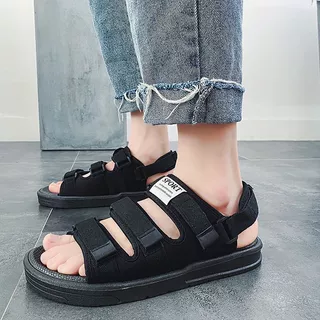 พร้อมส่ง รองเท้ารัดส้น รองเท้าแตะชายหาด รุ่นสามสาย กันลื่นอย่างดี ใส่ทนสบาย น้ำหนักเบา