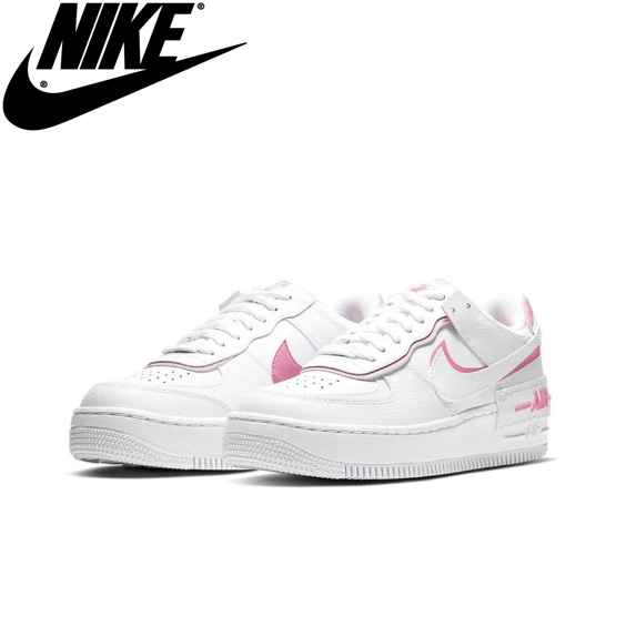 【ของแท้ 100%】Nike Air Force 1 Low Shadow CI0919-102 pink white