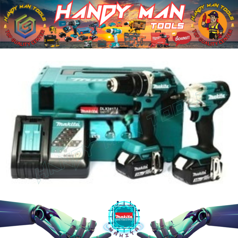 MAKITA รุ่น DLX2417J ชุด Combo Kit 18V # ออก..ใบเสร็จ-ใบกำกับภาษี..ได้ครับ..