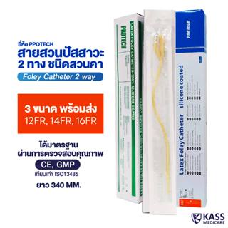 (ยกกล่อง 10 เส้น) Protech สายสวนปัสสาวะ 2 ทาง No.12, 14 และ …