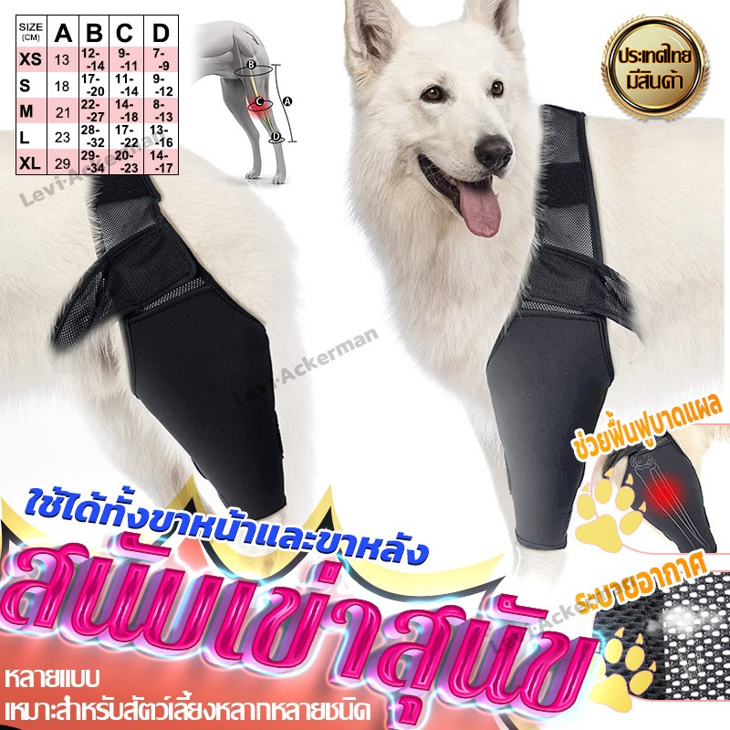 ส่งจากไทย!ผ้ารัดขาสุนัข เฝือกอ่อน สุนัข เฝือกอ่อนสุนัข PET Leg Support หลังผ่าตัด สำหรับข้อเท้าหลัง สำหรับข้อเท้าหน้า