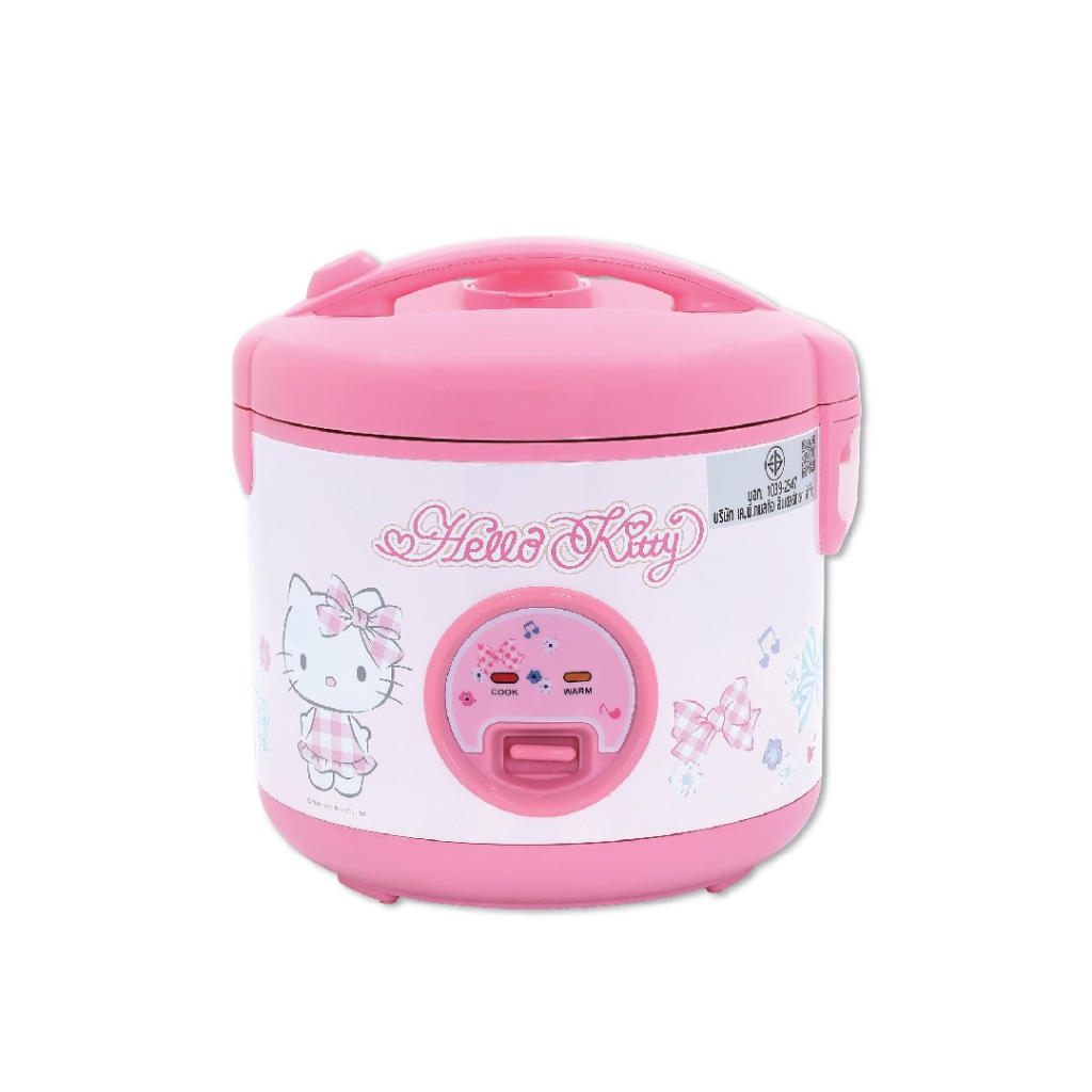 Hello kitty หม้อหุงข้าวไฟฟ้า1 ลิตรลายคิตตี้ รุ่น RC-112 -2023 หม้อหุง หม้อข้าว หุงข้าว
