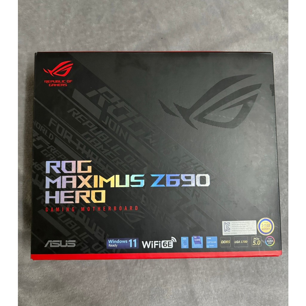 ASUS ROG MAXIMUS Z690 HERO มือสอง ครบกล่อง สภาพสวย