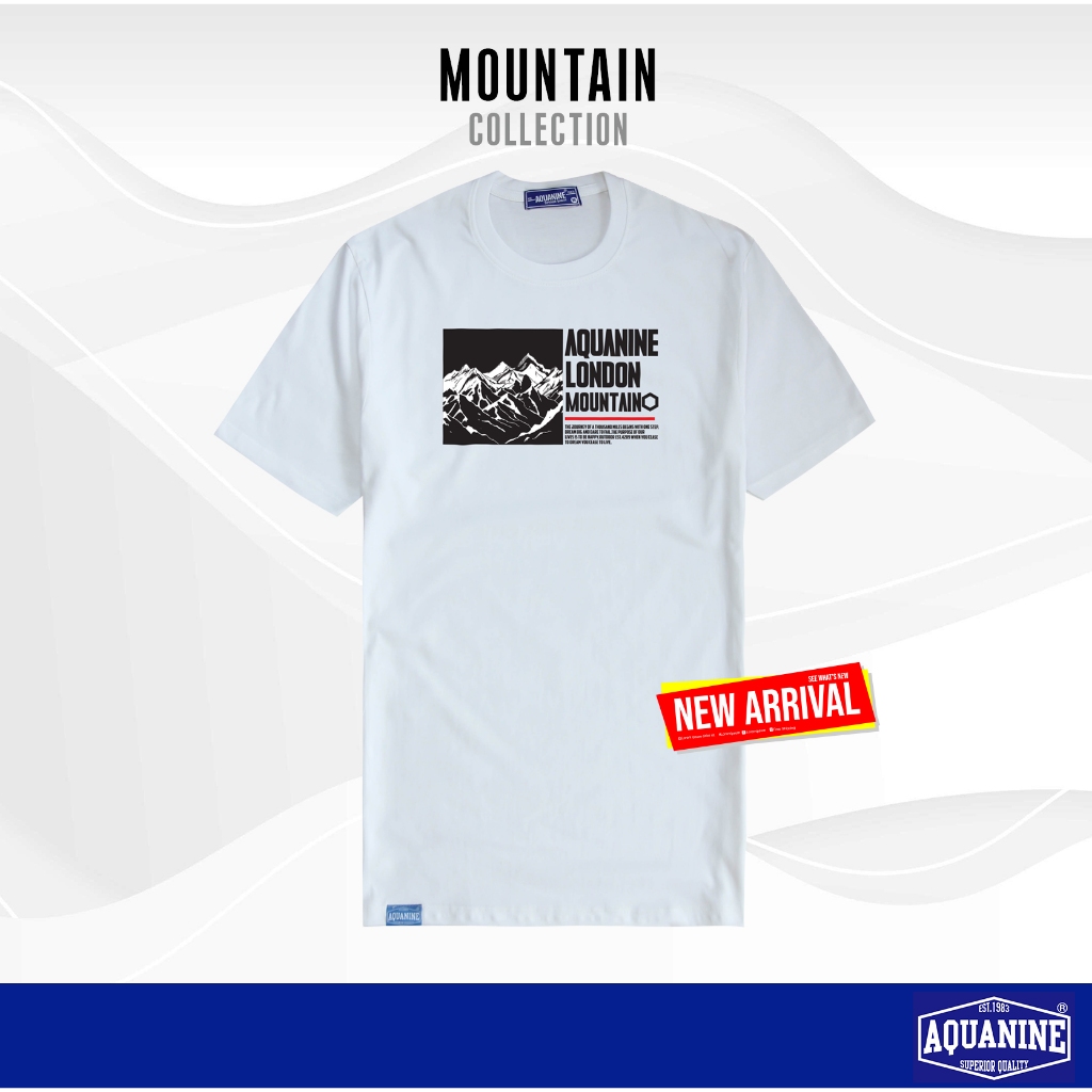 AQUANINE เสื้อยืดผู้ชาย เสื้อยืดผู้หญิง รุ่น MOUNTAIN เสื้อแคมป์ปิ้ง ลิขสิทธิ์แท้ – โปรปัง