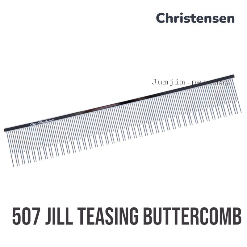 Christensen 507 Jill teasing Buttercomb หวีเกรดพรีเมี่ยม หวีสุนัข